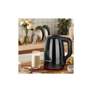 AILYONS FK-0310 Stainless Steel 2.2L Electric Water Kettle-Black (1YR WRTY)