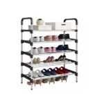 CYFAZA 5-Tiers Shoe Rack Storage Organizer 18 Pairs Large Capacity