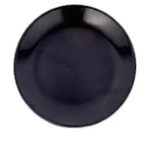 Black Melamine Dinner Plate