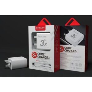 EXCELLENT 3X COOL CHARGE Type C Charger( 3 Times Charge Speed)