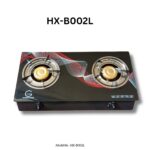 EUROCHEF HX-B002L TWO BURNER GLASS-TOP TABLE COOKER - BLACK