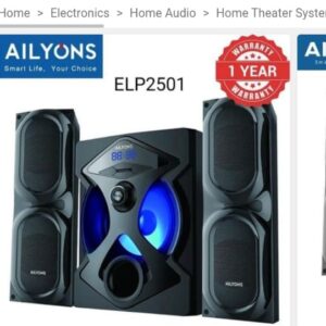 Aliyons 2.1CH woofer speaker-ELP2501