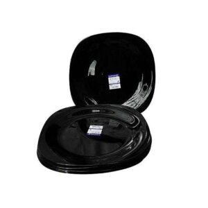 Luminarc 6PCS Set Classy Carine Black Dinner Plates