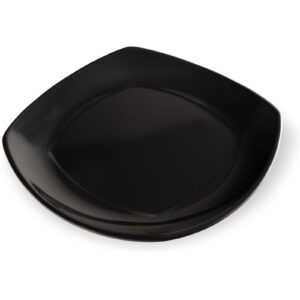 Melamine Square black Plate