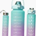 Motivatonal Water Bottle 3 in 1