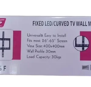 SH 45F Fixed LED Curved TV Wall Mount 26”-65”