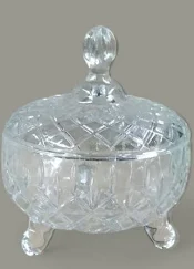 Samantha Glass Sugar Dish