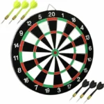 40cm Dart Board Game with 6 Arrowheads (3 for Each Team)