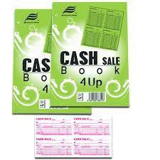 Cash Sale Book 6up