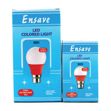 Ensave LED Coloured Light Red