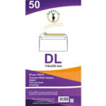 Gazelle DL White Envelope