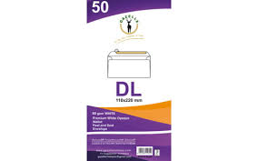 Gazelle DL White Envelope