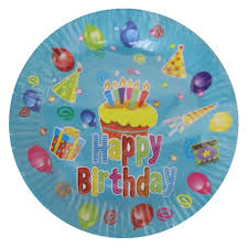 Happy Birthday Plates 10pcs