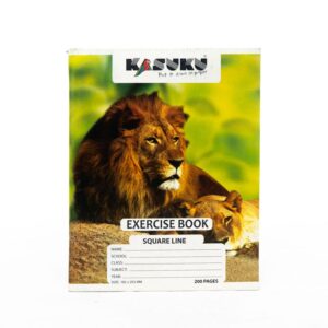 KASUKU EXERCISE BOOK 200PGS SQUARE A5