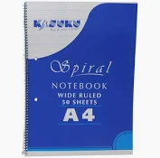 Kasuku Spiral Book A4 50 sheets