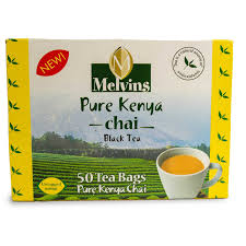 Melvins Black Chai Tea Bags 50PCS