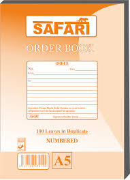 Safari Order Book A5