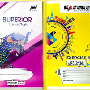 Superior Single Line Exercise Book 200 pages. A4