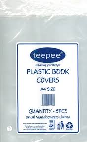 Tepee Clear A4 Covers 5pcs