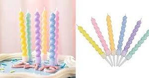 Twisted Birthday Candles