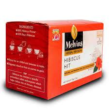 Melvins Hibiscus Hit Tea Bags 25PCS 50G