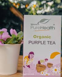 Winnie's Pure Health Purple Organic Tea Bags 25PCS 50G