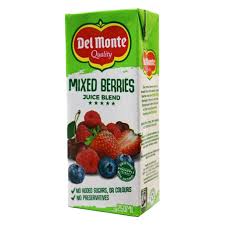 Del Monte Mixed Berries Juice 250ML