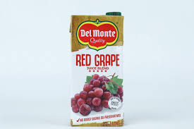 Del Monte Red Grape Juice 1L