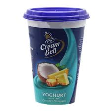 Cream Bell Coconut Pineapple Yoghurt 450G
