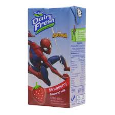Brookside Dairy Fresh Strawberry Spiderman Milk 200ML