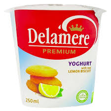 Delamere Lemon Biscuit Yoghurt 250G