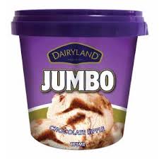 Dairyland Jumbo Chocolate Ripple 175ML