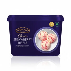 Dairyland Classic Strawberry Ripple Ice Cream 500ML