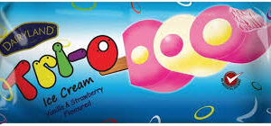 Dairyland Tri-O Vanilla Strawberry Ice Cream 100ML