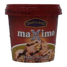 Dairyland Maximo Caramel With Nuts Ice Cream 175ML