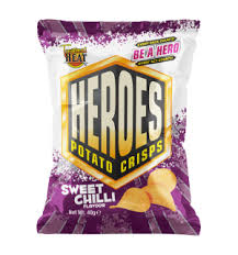 Tropical Heat Heroes Sweet Chilli Potato Crips 40G