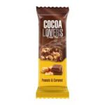 Cocoa Lovers Crispy Bar Peanut & Caramel 40G