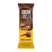 Cocoa Lovers Crispy Bar Peanut & Caramel 40G