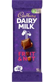 Cadbury Dairy Milk Fruit & Nut 55G