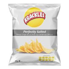 Krackles Salted Potato Crisps 30G