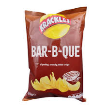 Krackles Barbeque Potato Crisps 125G