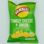 Krackles Tingly Cheese & Onion Potato Crisps 125G