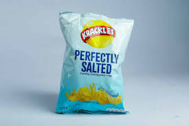 Krackles Perfectly Salted Potato Crisps 125G