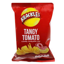 Krackles Tangy Tomato Potato Crisps 125G