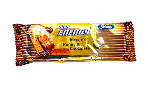 Manji Energy Biscuit Honey & Chocolate 85G