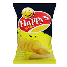 Happy Salted Potato Crisps 30G