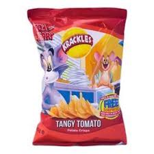 Krackles Cartoons Tangy Tomato Potato Crisps 30G