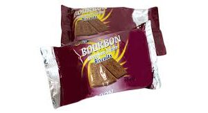 Manji Bourbon Chocolate Cream Biscuit 65G