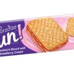 Simsek Paradise Fun Sandwich Strawberry Biscuit 60G