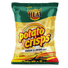 Tropical Heat Cheese & Onion Potato Crisps 100G